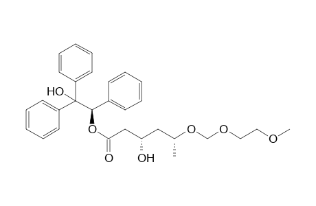 (1'R,3S,5R)- 3-Hydroxy-5-[(2-methoxyethoxy)methoxy]hexanoic Acid 2'-Hydroxy-1',2',2'-triphenylethyl Ester