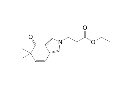 2-(ETHOXYCARBONYLETHANE)-5,5-DIMETHYL-2,5-DIHYDRO-4H-ISOINDOL-4-ONE