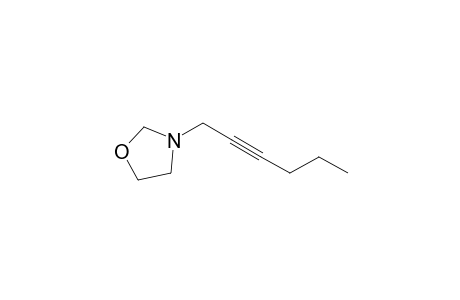 3-(Hex-2-yn-1-yl)-1,3-oxazolidine