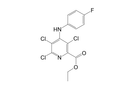 3,5,6-Trichloro-4-(4-fluoro-phenylamino)-pyridine-2-carboxylic acid ethyl ester