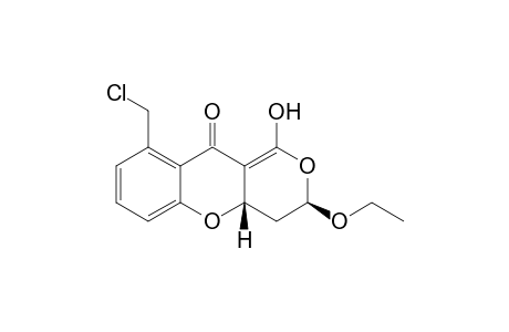 cis-9-Chloromethyl-4,4a-Dihydro-1-hydroxy-3-ethoxy-3H,10H-pyrano[4,3-b][1]benzopyran-10-one