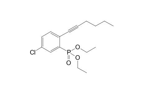 (5-Chloro-2-hex-1-ynyl-phenyl)-phosphonic Acid Diethyl Ester