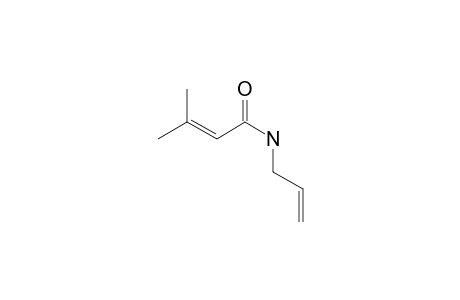 but-2-Enoic acid, amide, 3-methyl-N-allyl-