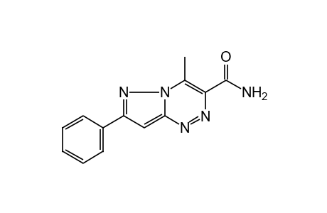 4-methyl-7-phenylpyrazolo[5,1-c]-as-triazine-3-carboxamide