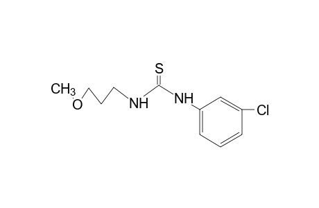 1-(m-chlorophenyl)-3-(3-methoxypropyl)-2-thiourea