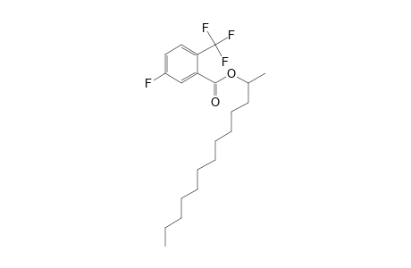 5-Fluoro-2-trifluoromethylbenzoic acid, 2-tridecyl ester