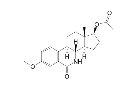 17.beta.-Acetoxy-3-methoxy-7-azaestra-1,3,5(10)-trien-6-one