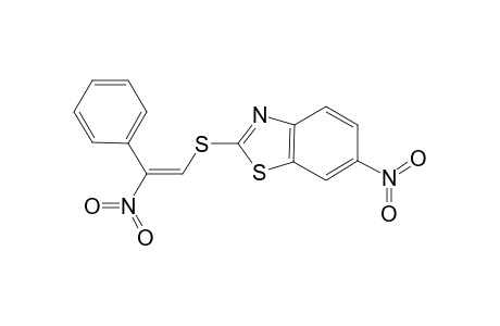 6-Nitro-1,3-benzothiazol-2-yl (E)-2-nitro-2-phenylethenyl sulfide