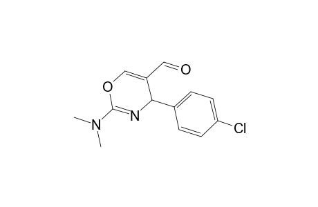 4-(4-Chlorophenyl)-2-(dimethylamino)-4H-1,3-oxazine-5-carbaldehyde