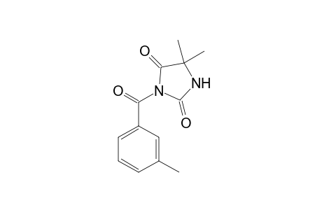 5,5-dimethyl-(3)-(3-methylbutanoyl)imidazolidine-2,4-dione