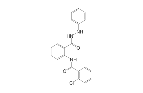 N-(o-chlorobenzoyl)anthranilic acid, 2-phenylhydrazide