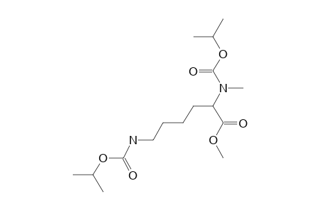 N.alpha.-Methyl-L-lysine , N,N'-di(isopropyloxycarbonyl)-, methyl ester