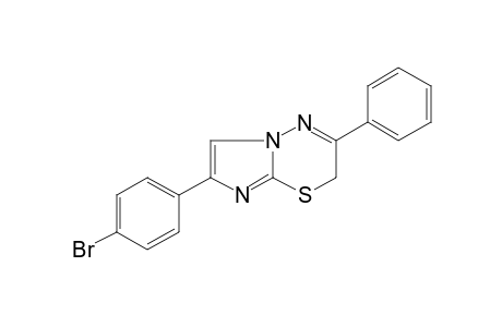 7-(p-bromophenyl)-3-phenyl-2H-imidazo[2,1-b][1,3,4]thiadiazine