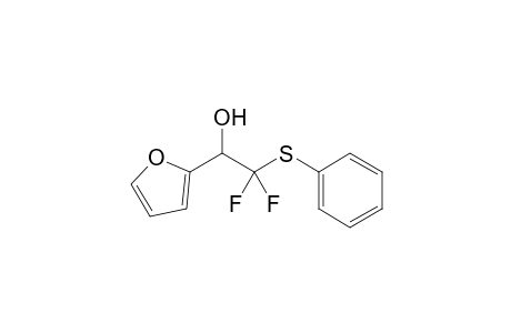 2,2-Difluoro-1-(furan-2-yl)-2-phenylsulfanylethanol