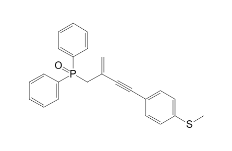 1-[3-[di(phenyl)phosphorylmethyl]but-3-en-1-ynyl]-4-methylsulfanylbenzene