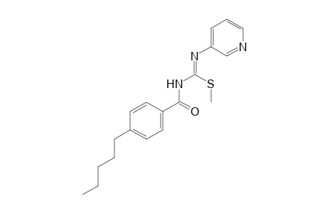 2-methyl-3-(p-pentylbenzoyl)-1-(3-pyridyl)-2-thiopseudourea