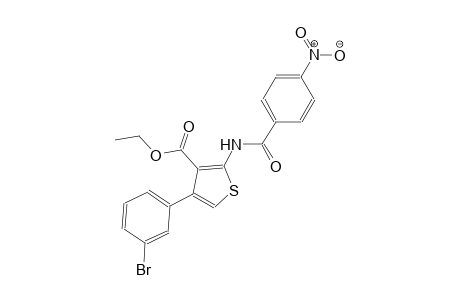 ethyl 4-(3-bromophenyl)-2-[(4-nitrobenzoyl)amino]-3-thiophenecarboxylate