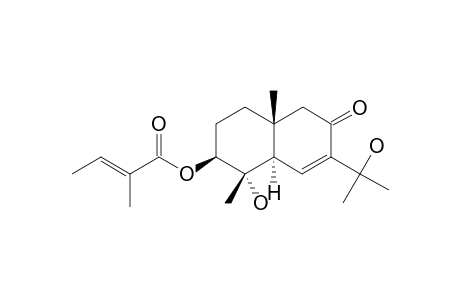 3-BETA-ANGELOYLOXY-4-ALPHA,11-DIHYDROXY-6,7-DEHYDROEUDESMAN-8-ONE