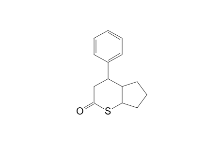 (+)-5-Phenyl-2-thiabicyclo[4.3.0]nonan-3-one