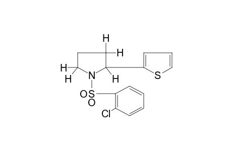 1-[(o-chlorophenyl)sulfonyl]-2-(2-thienyl)pyrrolidine