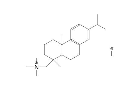 N-abieta-8,11,13-trien-18-yl-N,N-dimethylmethanaminium iodide