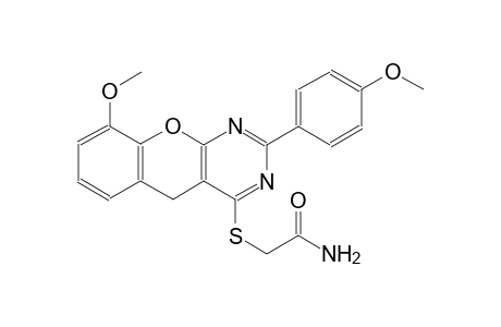 acetamide, 2-[[9-methoxy-2-(4-methoxyphenyl)-5H-[1]benzopyrano[2,3-d]pyrimidin-4-yl]thio]-