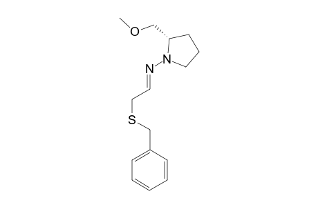 (S)-(-)-2-Methoxymethyl-1-(2-benzylthio-1'-ethylidenamino)pyrrolidine