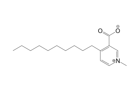 4-DECYL-1-N-METHYL-PYRIDINIUM-3-CARBOXYLATE