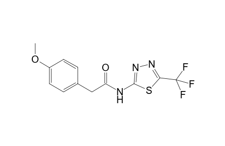 2-(4-Methoxyphenyl)-N-[5-(trifluoromethyl)-1,3,4-thiadiazol-2-yl]acetamide