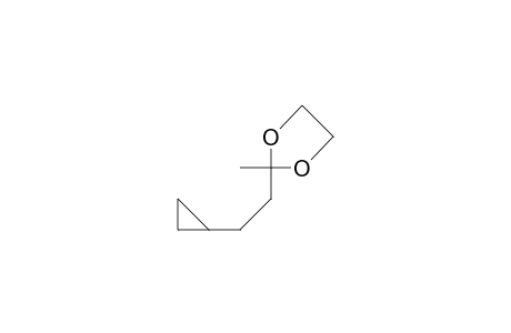 2-(2-Cyclopropyl-ethyl)-2-methyl-1,3-dioxolane