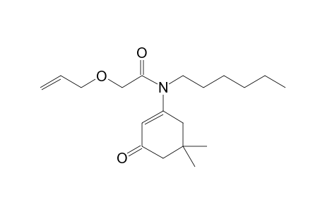 2-Allyloxy-N-(5,5-dimethyl-3-oxocyclohex-1-enyl)-N-hexylacetamide