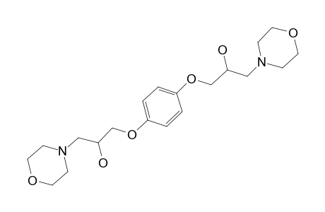 1-[4-(2-Hydroxy-3-morpholin-4-ylpropoxy)phenoxy]-3-morpholin-4-ylpropan-2-ol