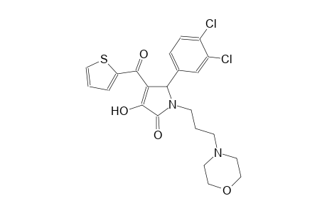 5-(3,4-dichlorophenyl)-3-hydroxy-1-[3-(4-morpholinyl)propyl]-4-(2-thienylcarbonyl)-1,5-dihydro-2H-pyrrol-2-one