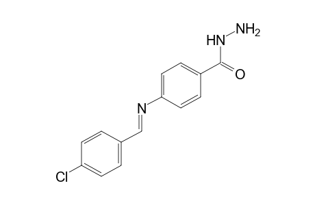 p-[(p-chlorobenzylidene)amino]benzoic acid, hydrazide