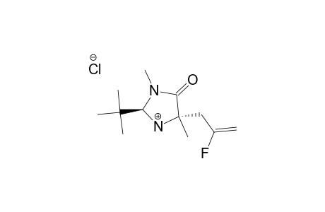 (2R,5S)-2-TERT.-BUTYL-5-(2-FLUOROALLYL)-3,5-DIMETHYLIMIDAZOLIDIN-4-ONE-HYDROCHLORIDE;MAJOR-ROTAMER