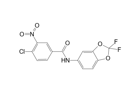 benzamide, 4-chloro-N-(2,2-difluoro-1,3-benzodioxol-5-yl)-3-nitro-