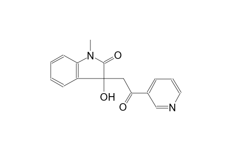 3-hydroxy-1-methyl-3-[2-oxo-2-(3-pyridinyl)ethyl]-1,3-dihydro-2H-indol-2-one
