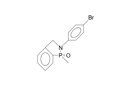1-Methyl-2-(4-bromophenyl)-2,3-dihydro-1H-2,1-benzazaphosphol-1-oxid