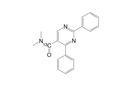 N,N-Dimethyl-2,4-diphenylpyrimidine-5-(13C)carboxamide