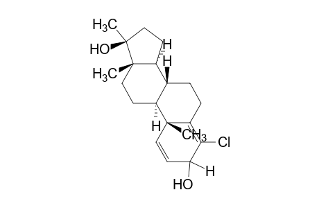 4-Chloro-17a-methyl-androsta1,4-diene-3,17-diol