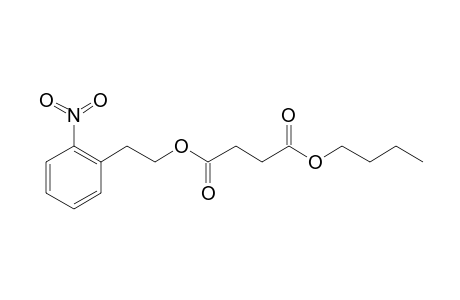 Succinic acid, butyl 2-nitrophenethyl ester