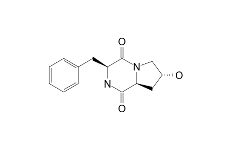 CYCLO-[L-TRANS-(4-HYDROXY-PROLINYL)-L-PHENYL-ALANINE]