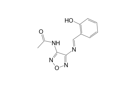 Acetamide, N-[4-(2-hydroxybenzylidenamino)-1,2,5-oxadiazol-3-yl]-