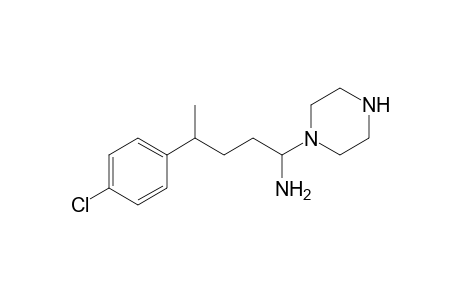 4-(4-Chlorophenyl)-1-piperazinopentaneamine