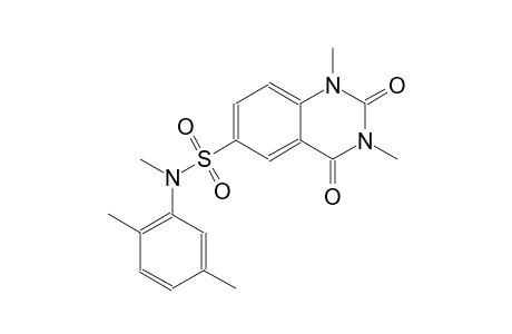 N-(2,5-dimethylphenyl)-N,1,3-trimethyl-2,4-dioxo-1,2,3,4-tetrahydro-6-quinazolinesulfonamide