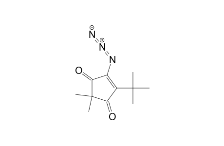 4-Cyclopentene-1,3-dione, 4-azido-5-(1,1-dimethylethyl)-2,2-dimethyl-