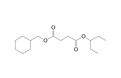 Succinic acid, cyclohexylmethyl 3-pentyl ester