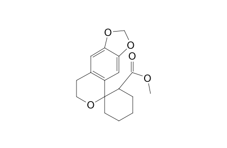 1'-spiro[7,8-dihydro-[1,3]dioxolo[4,5-g][2]benzopyran-5,2'-cyclohexane]carboxylic acid methyl ester