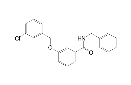 benzamide, 3-[(3-chlorophenyl)methoxy]-N-(phenylmethyl)-