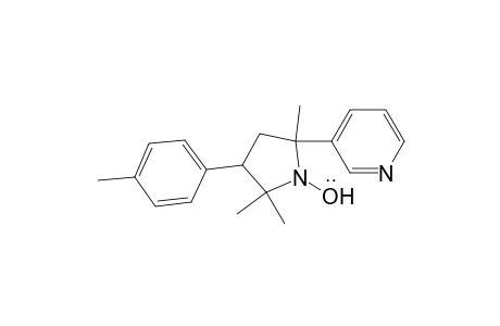 1-Pyrrolidinyloxy, 2,2,5-trimethyl-3-(4-methylphenyl)-5-(3-pyridinyl)-